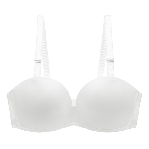 1968 Amazon Strapless Women's Seamless Shaping Side-Support Sexy Non-Slip Bustier Dress Shoulder-Strapless Bra