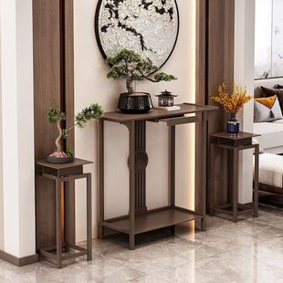 XN New Chinese Style Entrance Table Table Table Table Home Buddha Table Fragrance Case Buddha Cabinet Long Simple Entrance Storage Table