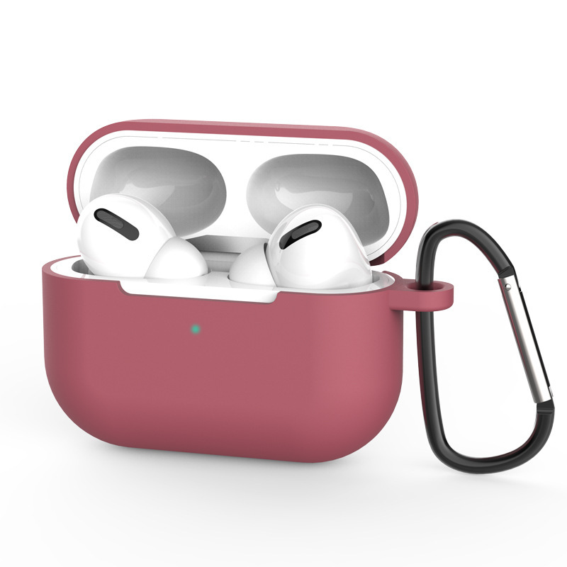 Funda protectora de silicona para auriculares Apple, funda para auriculares Airpods Pro, funda protectora para auriculares inalámbricos Bluetooth