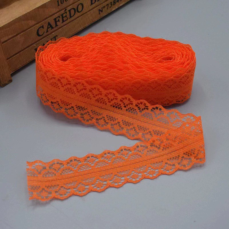 Lace Trim Model 1658-2, Polyester, 3 cm Width, 400 yd Roll, 30 Colors