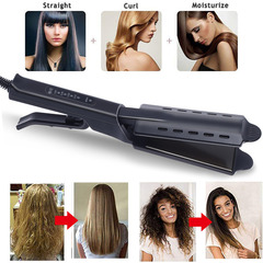 理髪店専用電気クリップストレートヘアカールドライヘアクリップイオン傷ついていないストレートボードの幅が広くて操作が簡単です