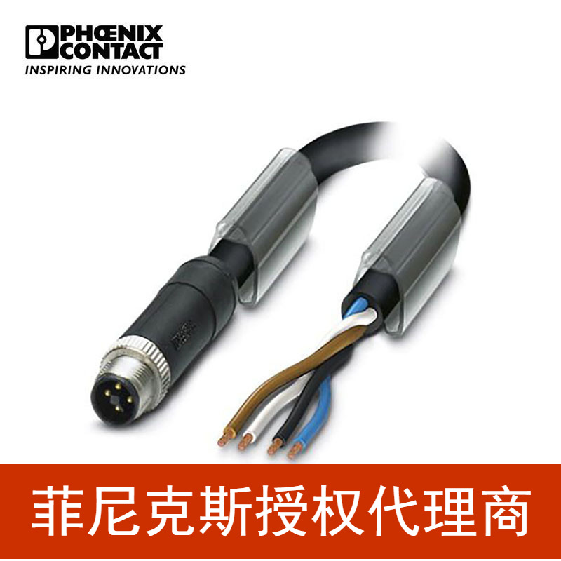 代理菲尼克斯 电源线 - SAC-4P-M12MST/ 5,0-PUR - 1408814