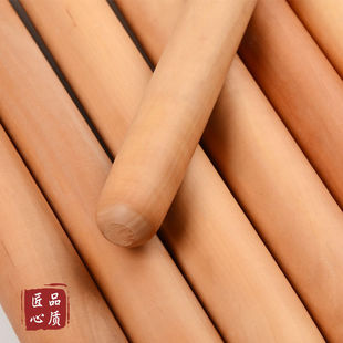 Household Solid Wood Jujube Wood Rolling Pin Large Noodle Rolling Pin Dumpling Skin Rolling Noodle Baking Tool Noodle Stick Colorful Long Style