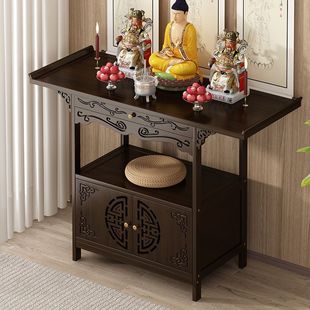Home Foyer Table, Side Table, Foyer Cabinet, Central Hall Table, Incense Table, Offering Table, New Chinese-Style Offering Table, Incense Altar, Foyer Table