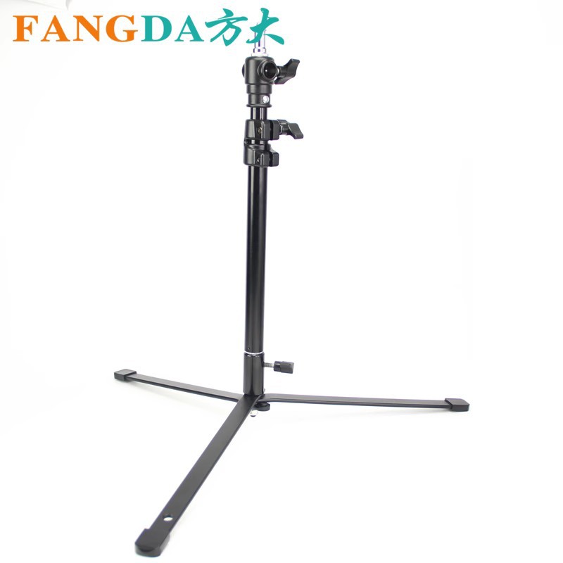 地灯架摄影小型灯架闪光灯支架地灯架户外拍照两用折叠地灯三脚架