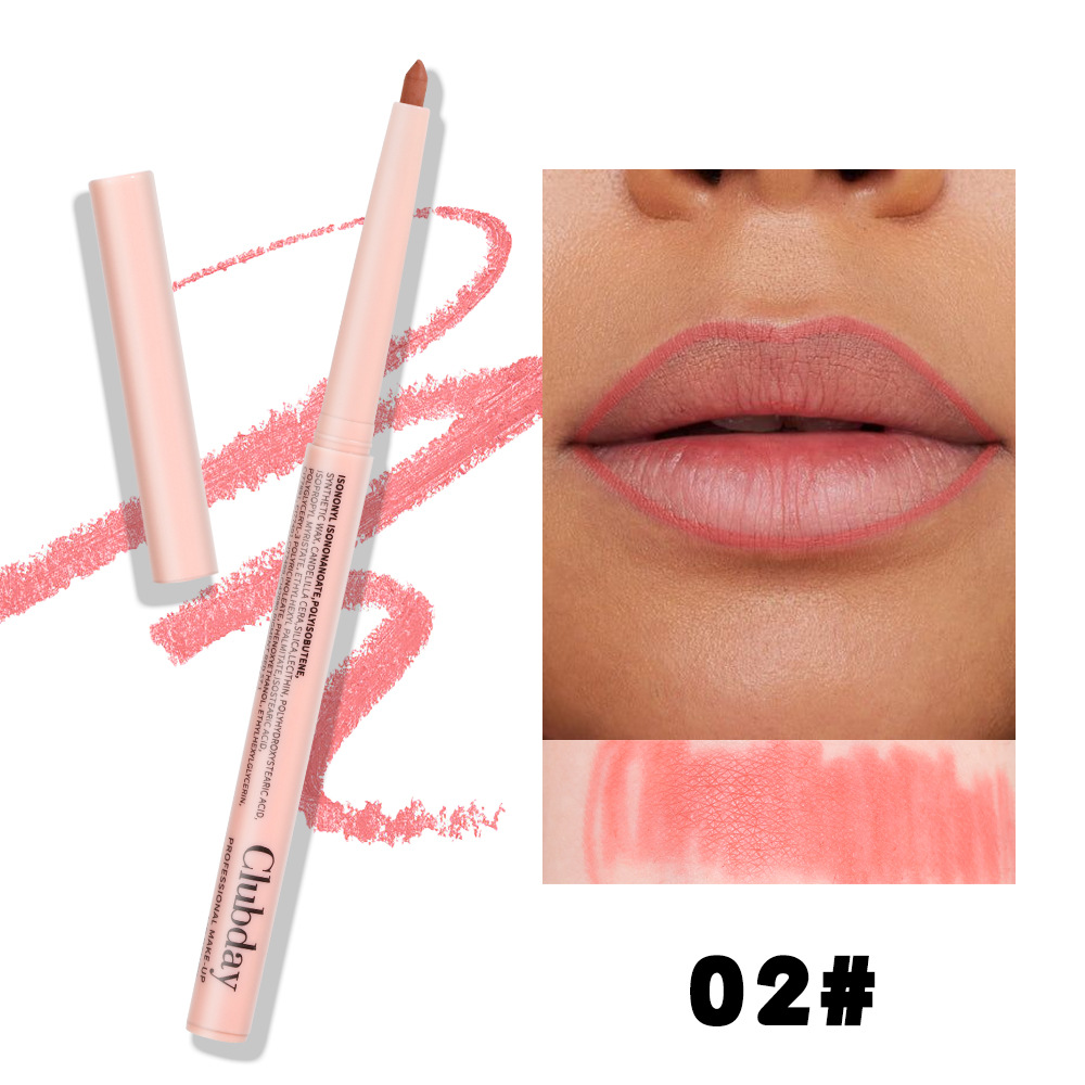 Cross-border makeup easy to apply, rotating lipstick pen not easy to smudge, matte natural lipstick, lip liner pen for export wholesale undefined