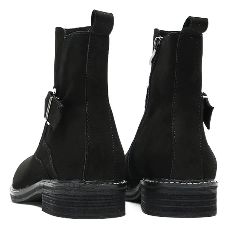 Мужские ботинки, рабочие ботинки, американские ретро-ботинки Martin, мужские высокие ботинки из воловьей кожи, средний верх, обувь с большим носком, зимние короткие сапоги