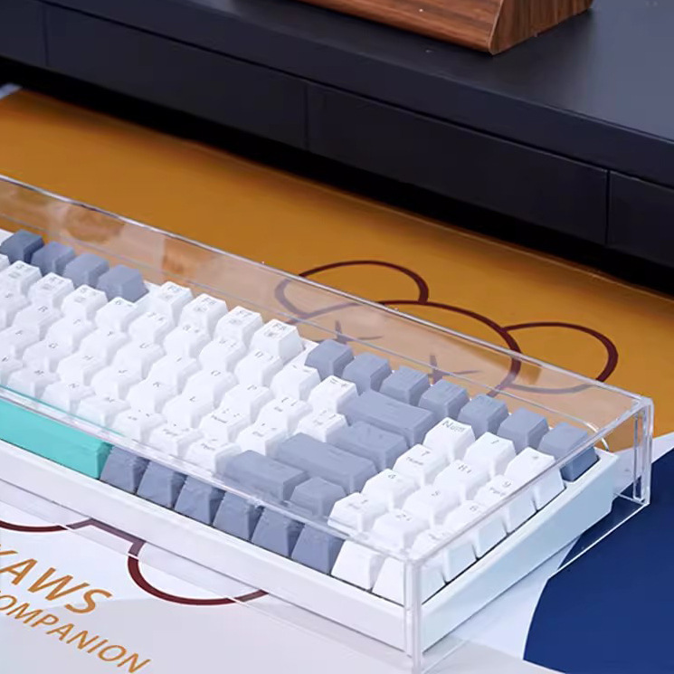 アクリルダストカバーメカニカルキーボードカバー透明水晶マウスカスタム共通型制ダル優雷蛇羅技箱|undefined