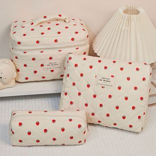 Cosmetic Bag, Large Capacity, Portable Quilted Bag for Girls, Home Skin Care Product Cosmetics Bag, Travel Cosmetics Storage Bag