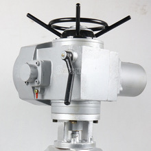 法蘭籿膠鋁合金GJ941X-6L手輪電動管夾閥DN50 65 80 100 150