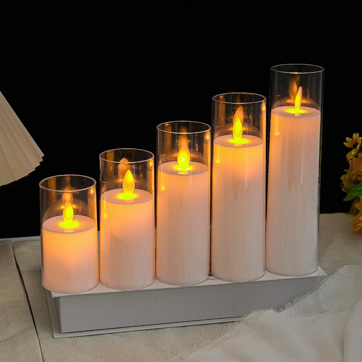 (Wholesale), electronic atmospheric candle 4