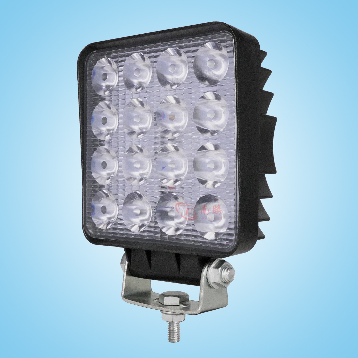 4 pulgadas cuadrado led48w luz de trabajo lámpara de coche proyector de la lámpara del vehículo todoterreno faro del coche LED lámpara de la cáscara