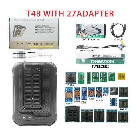 T48 высокоскоростной USB программатор EMMC SPI NAND NOR микроконтроллер одночиповый материнская плата BIOS USB программатор