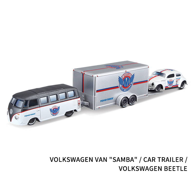 Maisto Meichi Picture Trailer tres en uno Modelo de coche de aleación Modelo de coche de metal Colección de juguetes Decoración al por mayor