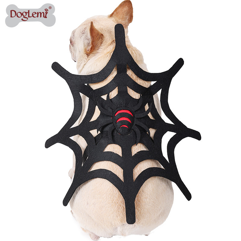 Dolemy Spider Web Pet Clothes Funny Halloween Christmas Dog Costumes Festive Events Cat Ornaments