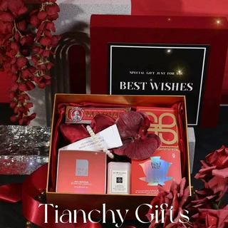 金边丝绒盒新年春节商务伴手礼盒美业活动婚庆送伴娘礼品盒高级感