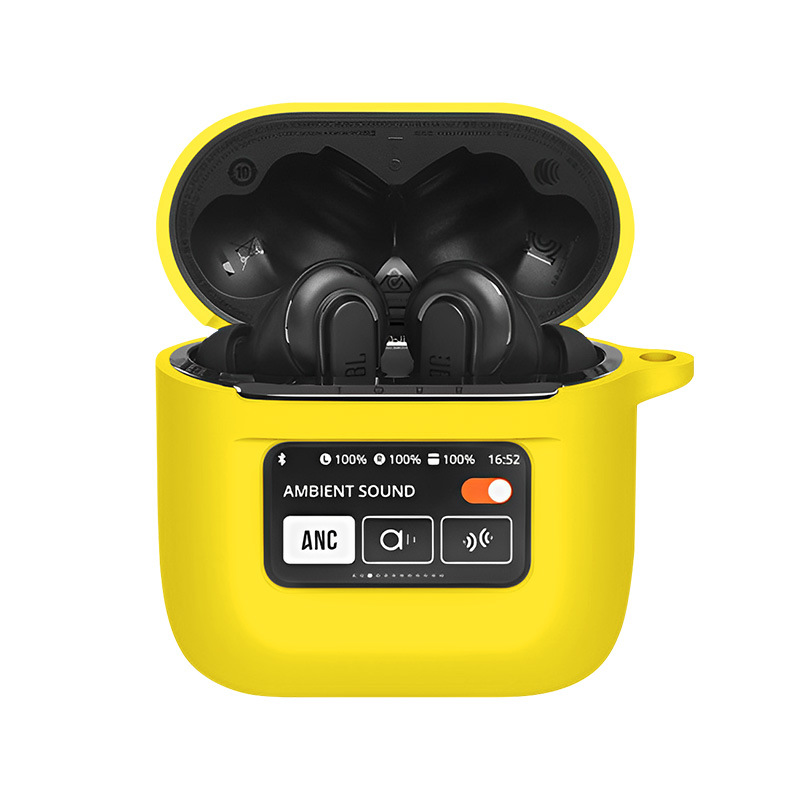 Adecuado para JBL Tour Pro2 auriculares Bluetooth funda protectora de silicona auriculares de carcasa suave de dibujos animados funda protectora creativa