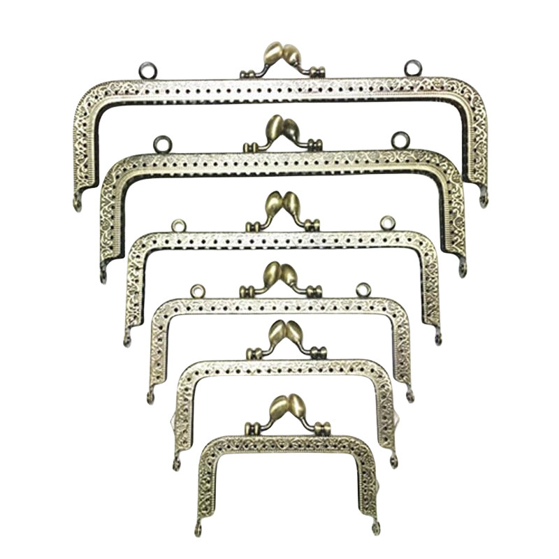 DIY Jewelry 8.5-20.5cm Bronze Square Bud Head Luggage Accessories Material Package Wholesale Spot Mouth Gold DIY Jewelry 8.5-20.5cm Bronze Square Bud Head Luggage Accessories Material Package Wholesale Spot Mouth Gold