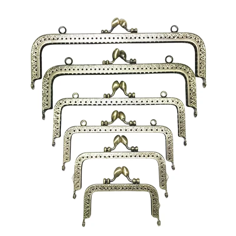 Bronze square bag accessory, materials set, DIY, 8.5-20.5cm, (Physicals)