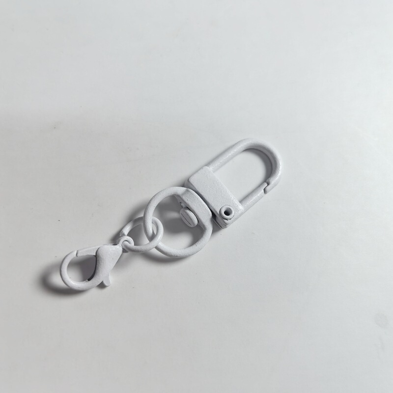 カラフルなペイント U 字型ドアバックル + ロブスタークラスプ diy 人形ぶら下げバックルバッグぶら下げチェーンバックルキーホルダージュエリーアクセサリー|undefined