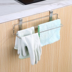 A wall-mounted kitchen towel rack and multi-functional shelf, no drilling required, bathroom storage rack