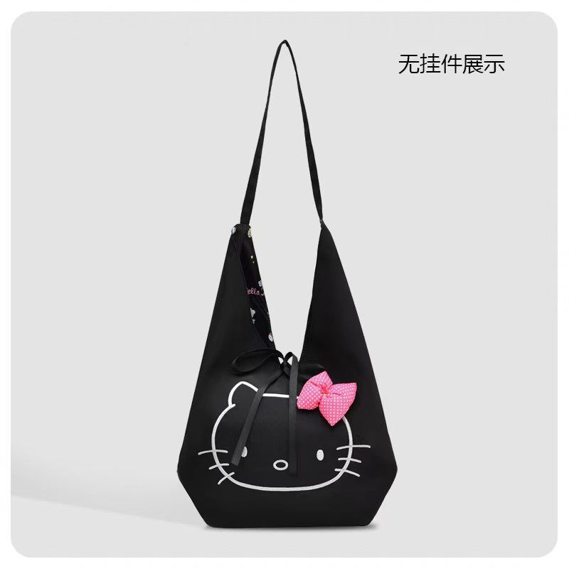超火Hello kitty托特包包包女2025年学生单肩包大容量上课通勤包|undefined