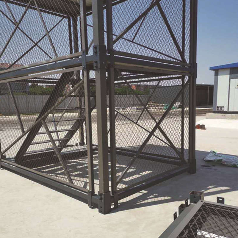 重型安全爬梯笼厂家 深基坑梯笼 桥梁施工安全梯笼 箱式安全爬梯