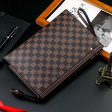 男士手拿包大牌手包男大容量手伶包商务休闲夹包男手抓包时尚潮包