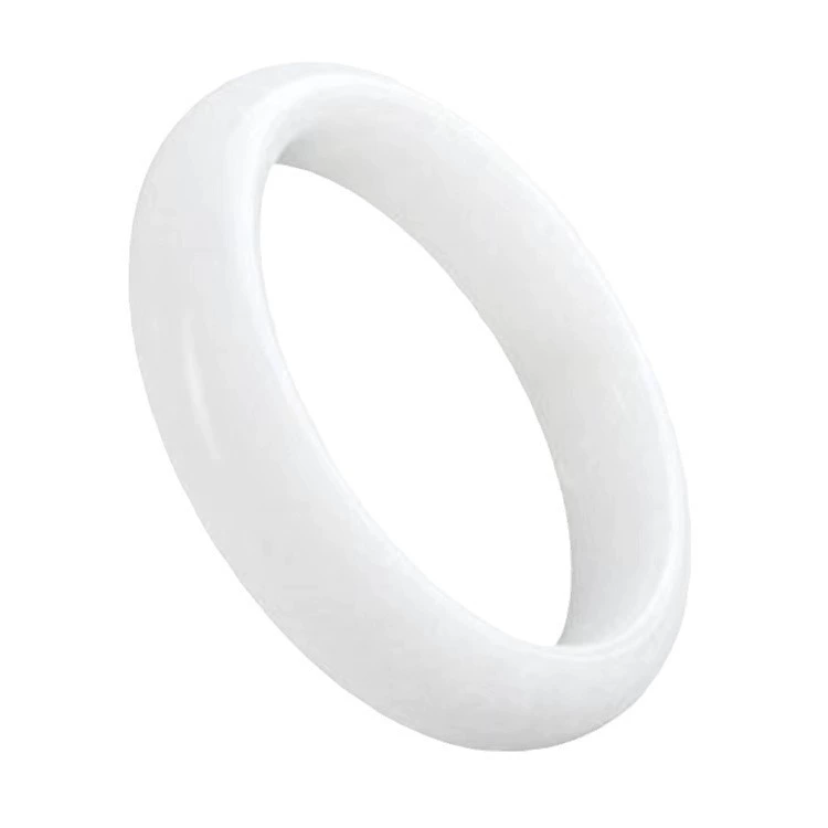 Organic women's bracelet white jade