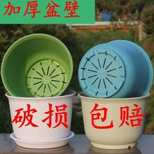 加厚矮胖仿陶瓷花盆塑料树脂特大号处理绿萝大号花盆花盆厂家
