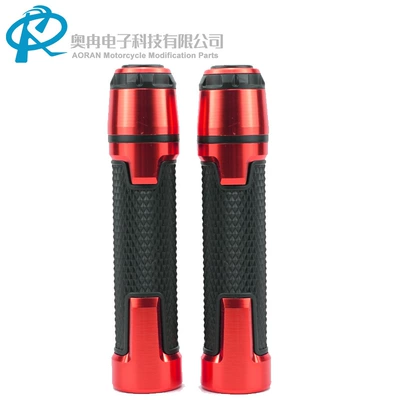 Rubber Sleeve, Motorcycle Handle Cover - 1-pair-pvc-box-red-pvc-box