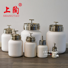 氧化铝球磨罐99刚玉球磨罐0.5-12升含夹具研磨罐氧化铝陶瓷球磨坛