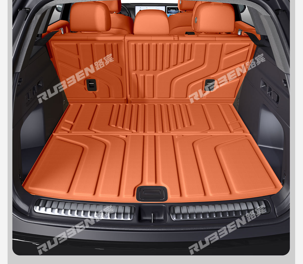 Suitable for Byd Fang Cheng Bao Titanium 7 Trunk Integrated Tpe Mat in Original Car Color Series