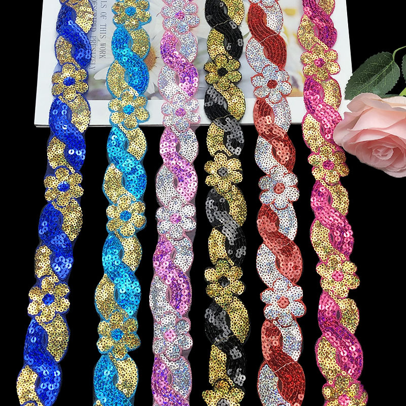 Двухцветные блестки для ногтей, костюм, ткань, Спот (в наличии), с вышивкой