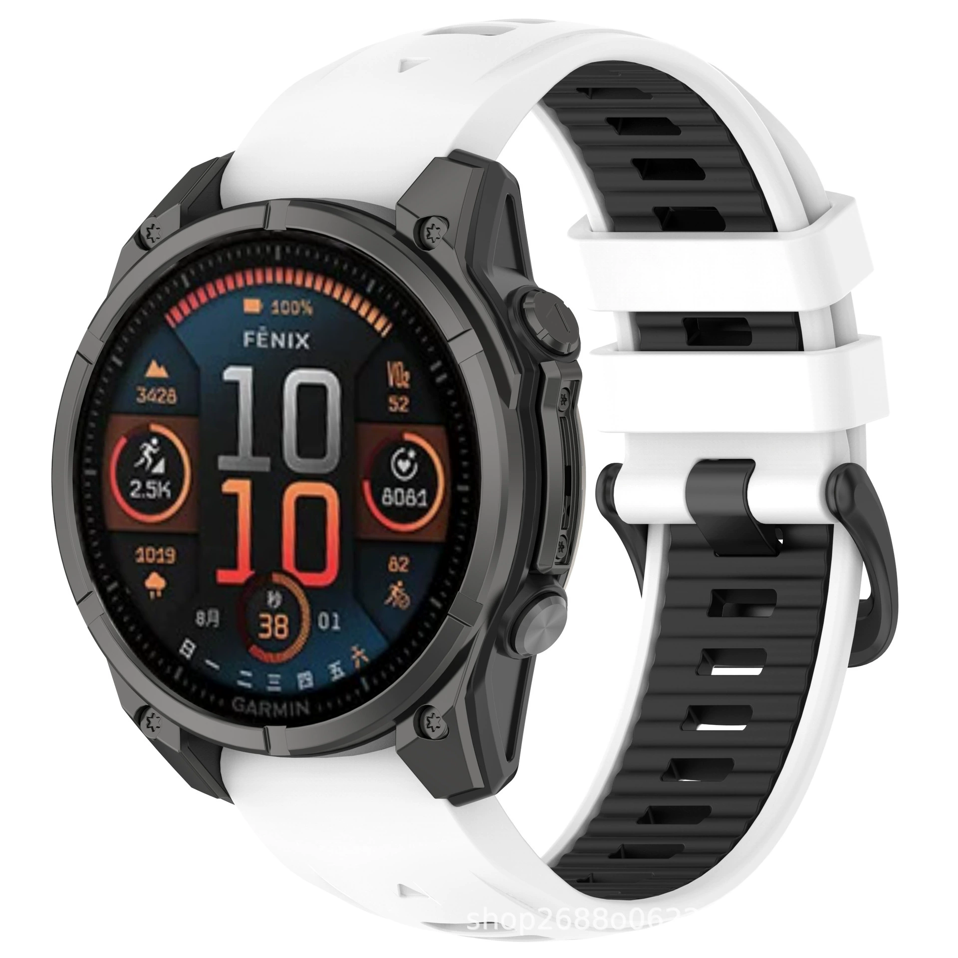 Keyi is suitable for Garmin Fenix8 silicone strap Enduro3 official same strap FenixE strap