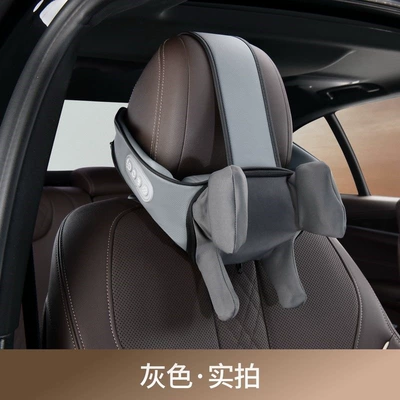 Masaj avadanlığı driving, high-end cervical spine and - elegant-gray-6-axis-massage-heat-therapy-neck-pillow-single-piece