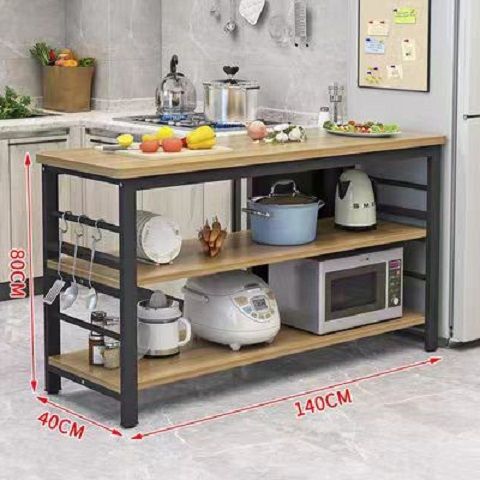 Three layers length 140*width 40*height 80 [light walnut color]