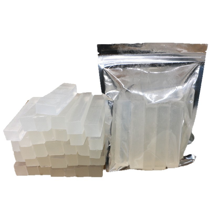 Milky-white translucent melt-and-pour soap base (raw material for handmade soap)
