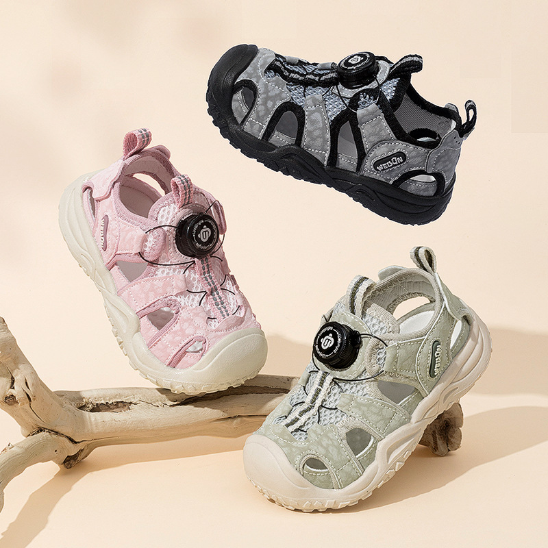 2025 New Baby Sandals Toddler Shoes Summer Non-Slip Soft Bottom Baby Shoes Breathable Functional Baby Shoes for Boys and Girls