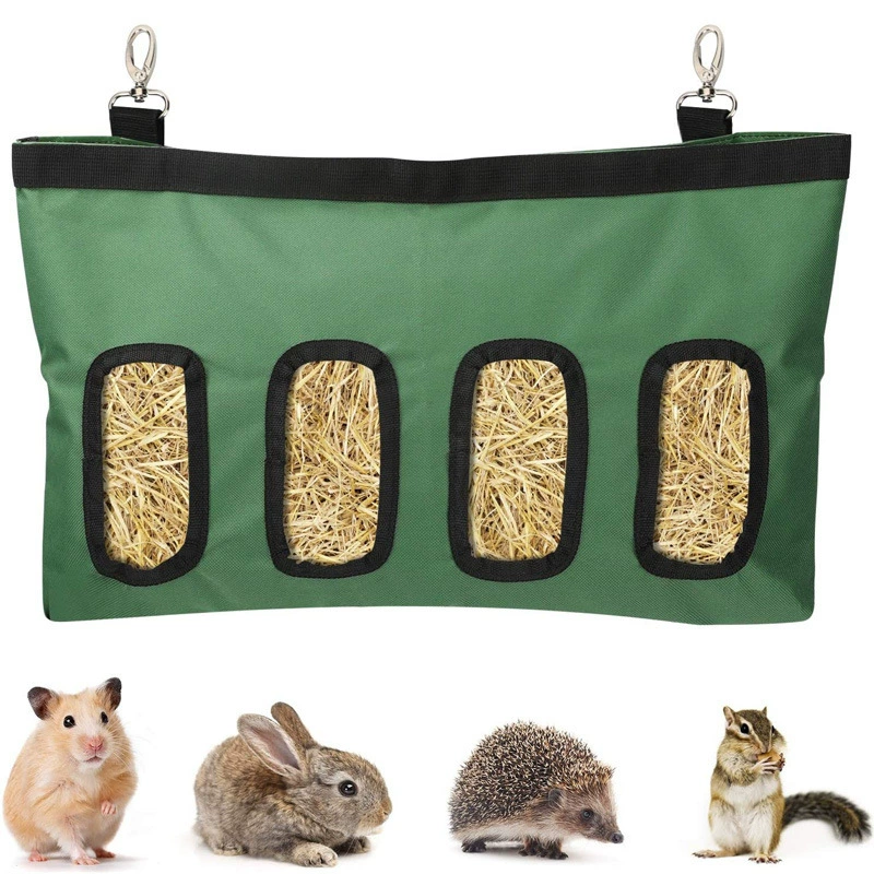 Амазонка Горячая продажа маленьких домашних животных Сено в сумке Тоторо Голландская крыса Кролик подвесная сумка для кормления большой емкости