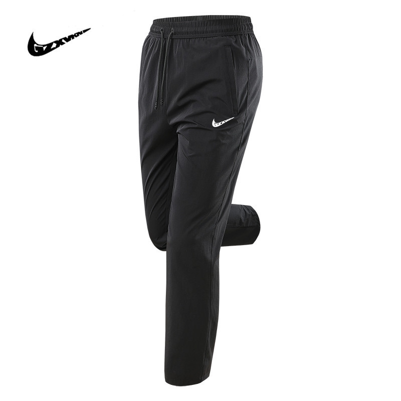 Men's Pants 2026 Summer New Style Elastic Quick-Dry Ice Silk Casual Pants Men's Summer Thin Drapey Breathable Sports Long Pants Men