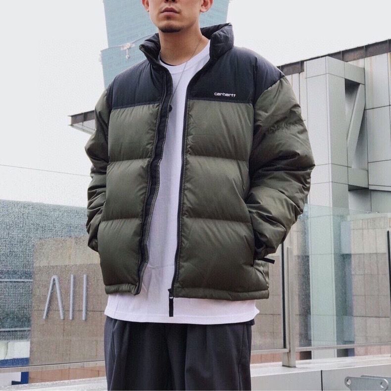 Carhart down cotton-padded jacket cold and windproof winter new limited embroidered men's and women's cotton-padded jacket couple's cotton-padded jacket coat tide