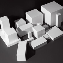 展示台几何体小摄影道具摆件方块立方体静物拍摄白色物件拍照