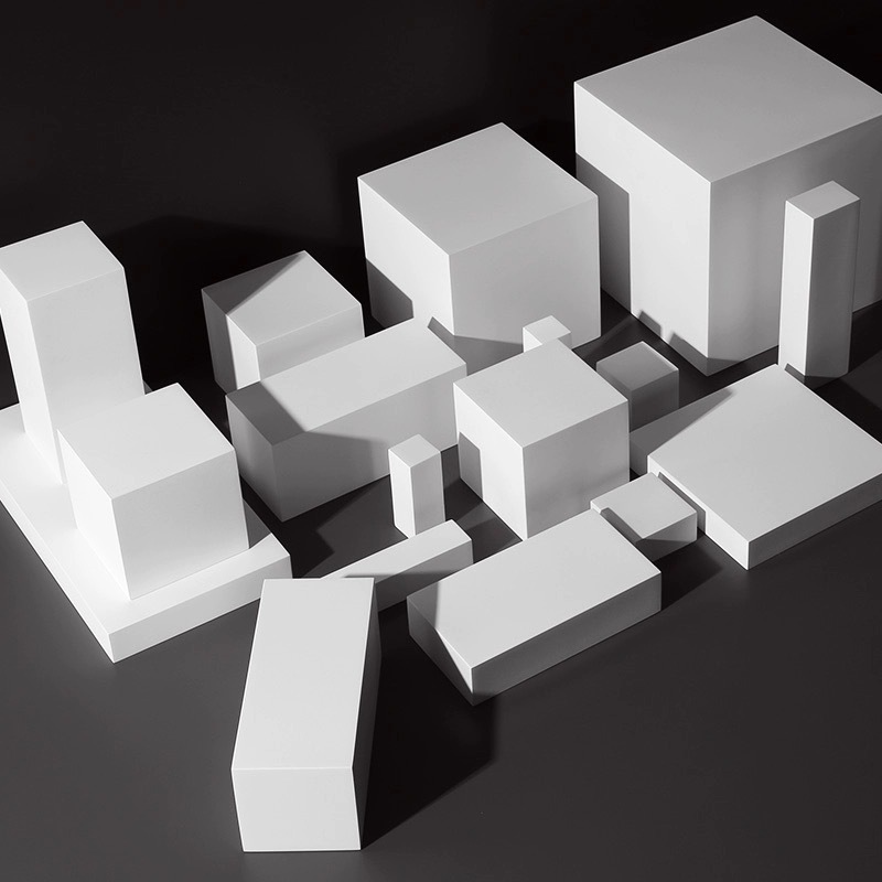 展示台几何体小摄影道具摆件方块立方体静物拍摄白色物件拍照