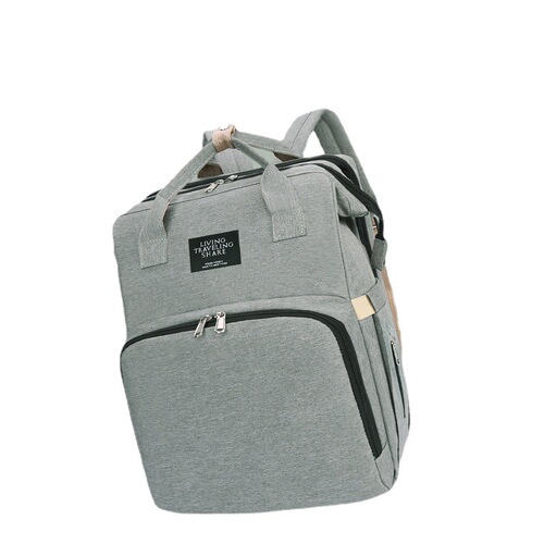 Portable Foldable Baby Cot Mommy Bag Multifunctional Large Capacity Outing Mother and Baby Bag Dual Shoulder Backpack -  New Model