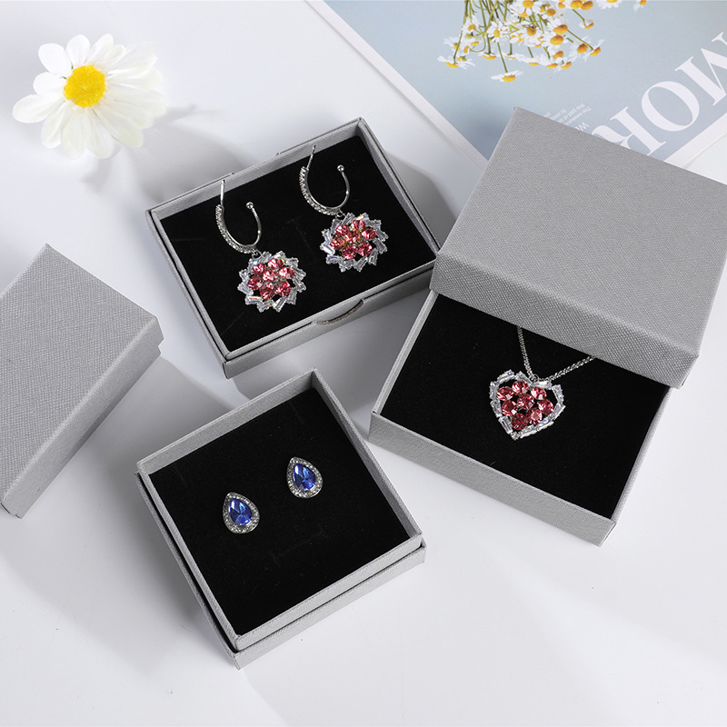 16g Weight Jewelry Boxes Classification 1 Piece Quantity Daily Occasion Solid Color Pattern Fashion Style 1 Piece Fashion Solid Color Paper Jewelry Boxes 6