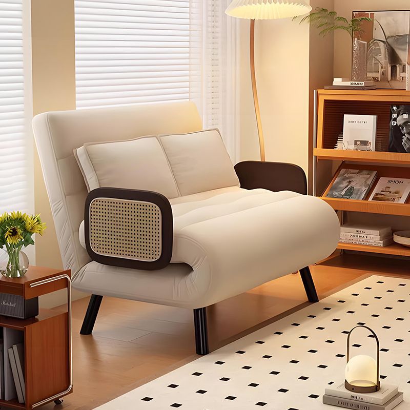 Sofa Bed Foldable Dual-Purpose Multi-Functional Living Room Study Small Apartment Leisure Chair Solid Wood Single and Double Folding Sofa