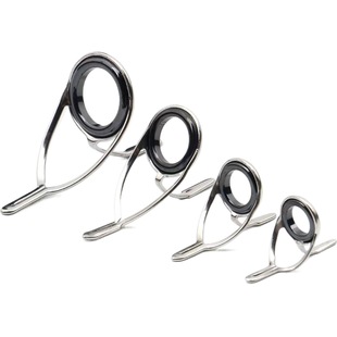 KW304 stainless steel edge covered feet guide ring Luya accessories gun handle Luya Rod boat Rod Lei Qiang horse mouth Rod guide eye