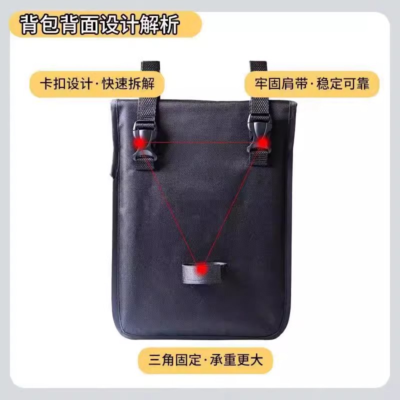 Electric Car Hanging Bag Front Storage Bag Waterproof Hanging Bag Battery Car Mobile Phone Hanging Bag Tram Large Capacity