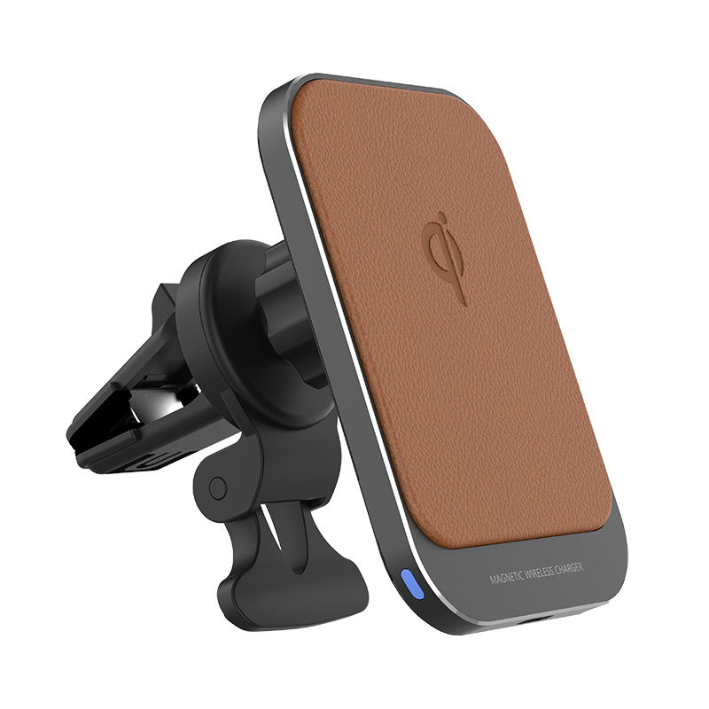特惠款车载磁吸无线充适用苹果手机15W快充出风口magsafe汽车支架
